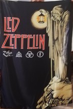LED ZEPPELIN The Hermit FLAG CLOTH POSTER BANNER CD Plant - £15.66 GBP
