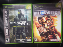 Lot Of 2: Tom Clancy&#39;s Splinter Cell + Killswitch (Original Xbox) Complete - £13.91 GBP