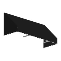 Awntech EF23-US-5K 5.38 ft. San Francisco Window &amp; Entry Awning, Black - 24  - £521.08 GBP