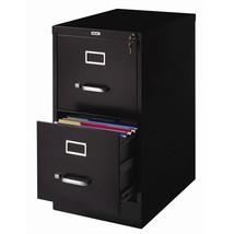 2-Drawer Vertical Filing File Cabinet with Lock in Black Metal - $6,796.36 MXN