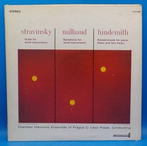 Chamber Harmony Ensemble of Prague, Libor Pesek LP Stravinsky, Milhaud BX6 - £3.81 GBP