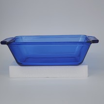 ♻️ Anchor Ovenware  Cobalt Blue Glass Loaf Pan 1.5 QT Baking Dish - $24.75