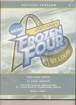 2007 NCAA Mens Frozen Four Program Final 4 North Dakota Boston College Maine - £61.08 GBP