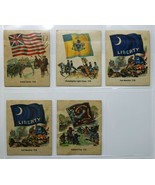 1975 Fleer National Flag Foundation Sticker Lot of 5 Fort Moultrie Grand... - $20.13 CAD
