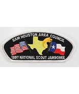 Vintage 1997 Sam Houston Jamboree White Border Boy Scout BSA CSP Shoulde... - $218.85 MXN