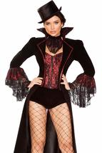 Roma Costume The Lusty Vampire Black/red Womens Party Costume - 4pc, Medium - £129.06 GBP