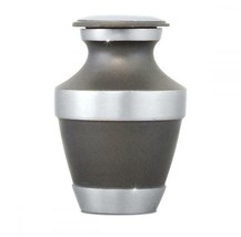 Small/Keepsake 4 Cubic Inches Artisanal Brass Funeral Cremation Urn for Ashes - $59.99