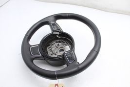 12-18 AUDI A6 C7 STEERING WHEEL 3 SPOKE W/ SHIFT PADDLES E4186 image 2