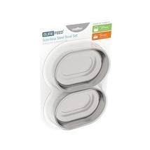 SureFeed Stainless Steel Bowl Set  - $96.76 CAD