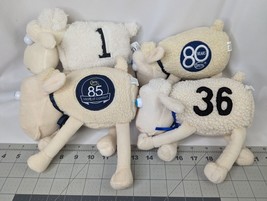 Serta Lamb Lot 1 36 80 85 Anniversary Lot of 4 Curto Stuffed Animal Toy - £23.85 GBP