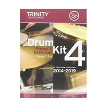 Drum Kit 2014-2019 Book 4 Grades 7 &amp; 8 (CD-ROM) Trinity College London - $14.00