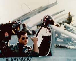 Tom Cruise in Top Gun Maverick Fighter Jet Cockpit pose 8x10 Photo - £6.28 GBP