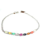 Navratna Armband Gemacht IN Pure Sterlingsilber / Navgraha Armband - €298,02 EUR Navratna Armband Gemacht IN Pure Sterlingsilber / Navgraha Armband - €298,02 EUR