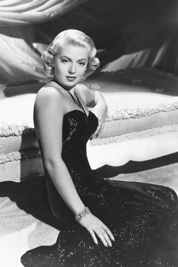 Primary image for Lana Turner B&W Hollywood Glamour 18x24 Poster