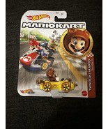 Hot Wheels GJH55 Mariokart Tanooki Mario Car Diecast 1:64 Scale - $202.42 MXN