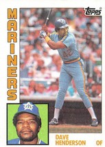 1984 Topps #154 Dave Henderson Seattle Mariners - £0.75 GBP