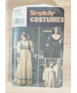 Simplicity Pattern 8192 Misses&#39; Renaissance / Medieval Gown / Costume  1... - $11.26