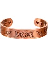 Antiqued Copper Bracelet with Triple Moon Design! - $17.77