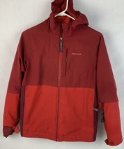 Marmot Jacket 3in1 Coat Red Ski Hood Insulated Boys Large 10/12 - £39.95 GBP