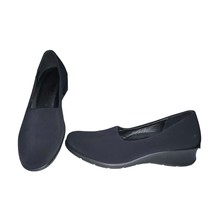 Ecco Felicia Textile Stretch Slip On Wedge Womens Shoes Size 7 EU 38 Lea... - $57.00