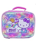 Hello Kitty Sequin Insulated Lunch Bag - $356.70 MXN