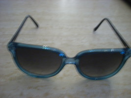 sunglasses vintage sarah Coventry light blue big lenses and frames - $49.99