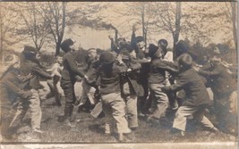 RPPC Group of Boys Integrated Black Boy Sports Game Real Photo Postcard Y13 - £15.94 GBP