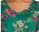 Pioneer Woman ~ 3/4 Sleeve ~ V-Neck ~ Desert Flower Green Tee ~ Size 2XL... - £17.78 GBP