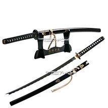 Munetoshi Handmade Kill Bill Bill&#39;s Samurai Katana Sword Sharp w/Stand &amp; Cleanin - £68.36 GBP
