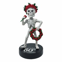 Grateful Dead - Skull &amp; Roses 50th Anniversary Bobble by Kollectico - £38.89 GBP