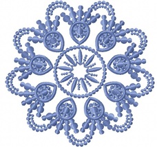 mandala dot design  Machine Embroidery Designs. - $27.48 MXN