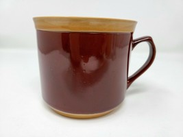 Large Boston Warehouse Ceramic Brown Coffee Mug Cup - £10.38 GBP