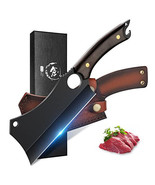 Cleaver Knife for Meat Cutting Butcher Viking Boning Knife Hand Forged I... - $2,702.58 MXN