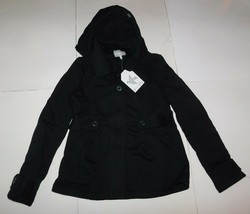 Others Follow Black Hooded Peacoat Size Medium Brand New - $55.00