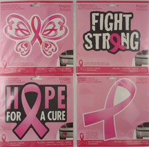 Breast Cancer Awareness Pink Ribbon Magnets 1/Pk Select: Design - £2.35 GBP