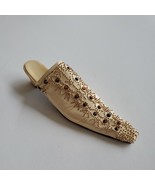 Just The Right Shoe by Raine ARISTOCRAT Beige Embellished Item # 25084 V... - $9.49