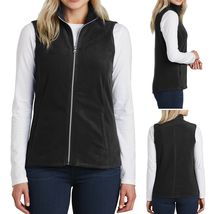 Ladies Plus Size Microfleece Vest with Pockets Sleeveless Womens XL 2XL 3XL 4XL - £18.07 GBP+