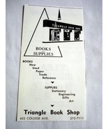 1972 Ad Triangle Book Shop, 403 College Avenue, Ithaca, N.Y. - $12.33 CAD