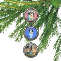 BLUEY 3D Bottle Cap Christmas Ornament #2 | Gift for Kids | Stocking Stu... - $132.91 MXN