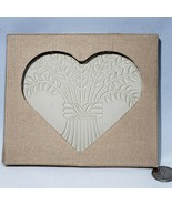 Pampered Chef Bountiful Heart Cookie Chocolate Mold Wheat Stoneware #293... - £13.63 GBP
