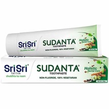 Sri Sri Tattva Sudanta Toothpaste, Non-Fluoride, 200g (Pack of 1) - Herbal Care - £11.64 GBP