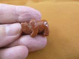 Y-RHI-516) little orange RHINOCEROS I love little Rhino RHINOS gemstone ... - $8.99