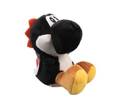 Black Yoshi Plush Doll Stuffed Animal 6&quot; tall - £11.21 GBP