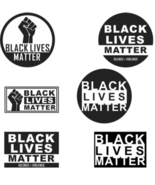 BLACK LIVES MATTER 6 PACK ASSORTED STICKERS blm b.l.m support car decal ... - $19.51 CAD