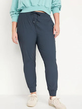 Old Navy SleekTech Jogger Pants Womens XL Petite Blue Lightweight Go Dry NEW - £23.64 GBP