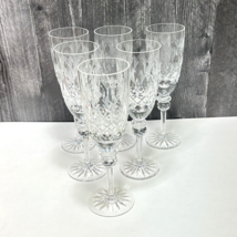 Set 6 Rogaska QUEEN Tall Champagne Flutes 8.25&quot; Crystal Glasses - £128.18 GBP