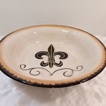 Hollywood Casino Fleur-Di-Lis Collection Large Serving Bowl/ Centerpiece 2009 - £39.56 GBP