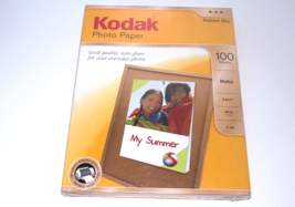 Kodak Photo Paper Matte 8-1/2 x 11 Inches 100 Sheets ISBN: 041778318164 ... - $14.80