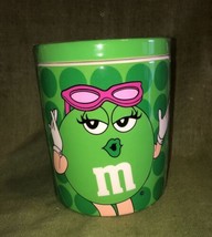 Green M&amp;M&#39;s with Pink Sunglasses Ceramic Sealed Target Special Item - $22.24
