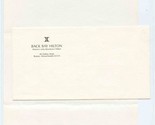 Back Bay Hilton Sheet of Stationary and Mailing Envelope - $13.86